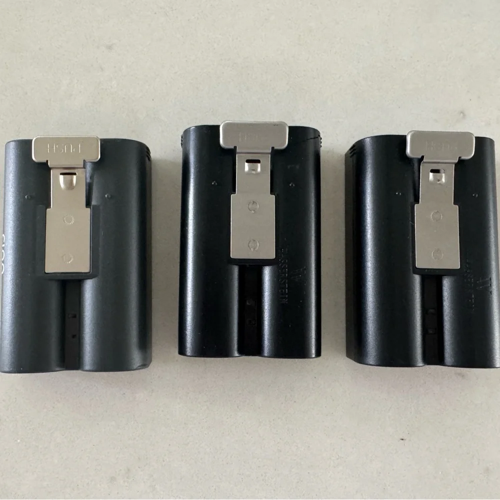 3 Black RING DOORBELL Rechargeable Battery Pack for Electronics